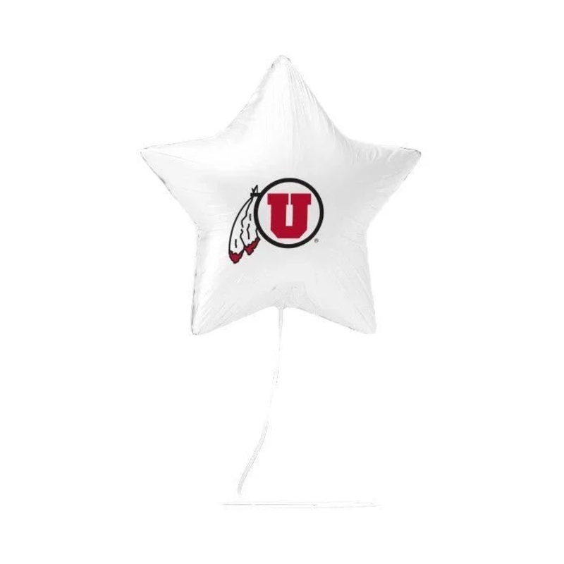 U of U U Feather Logo Mylar Balloon 17 | 1 ct