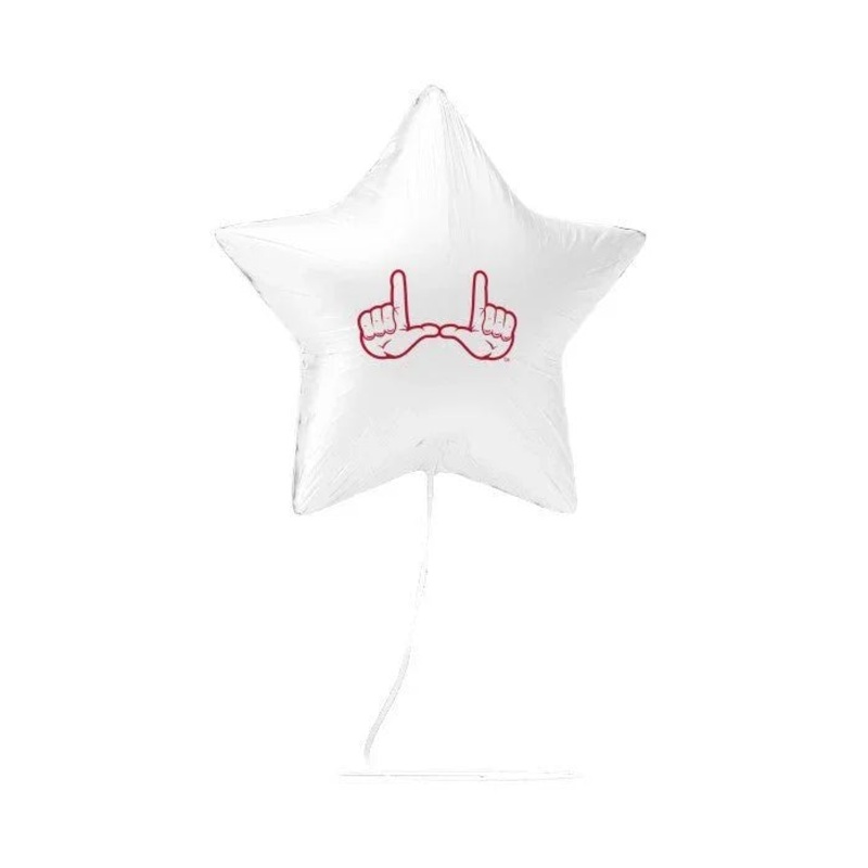 Utah Utes U Hand Sign Mylar Balloon 17 | 1 ct