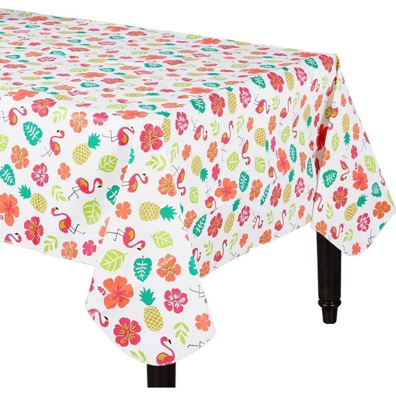 You Had Me at Aloha Flannel-Backed Vinyl Table Cover | 1ct