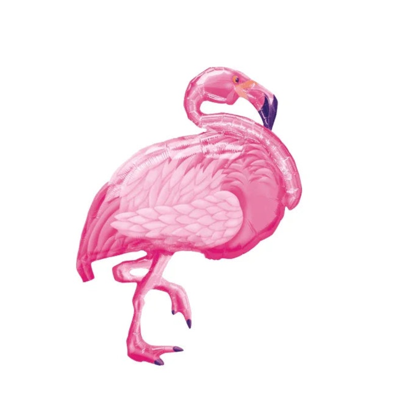 Flamingo Beach Mylar Supershape Balloon | 1ct