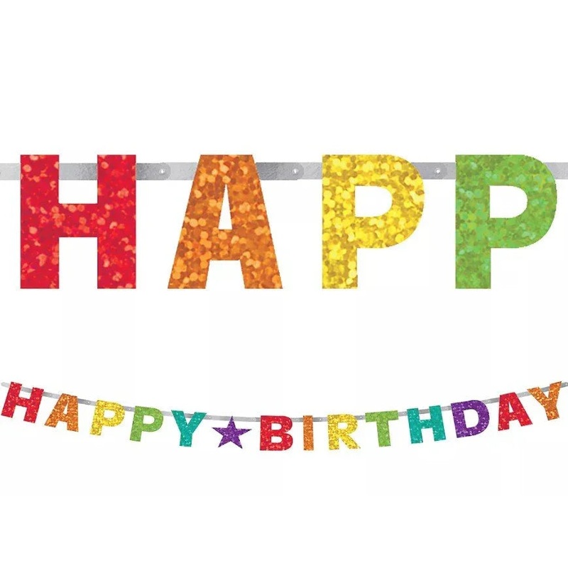 Happy Birthday Foil Banner | 1ct