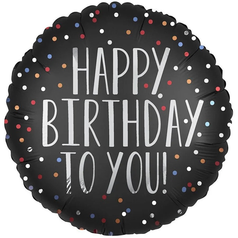 Happy Birthday To You Confetti Mylar Balloon 18  | 1ct.