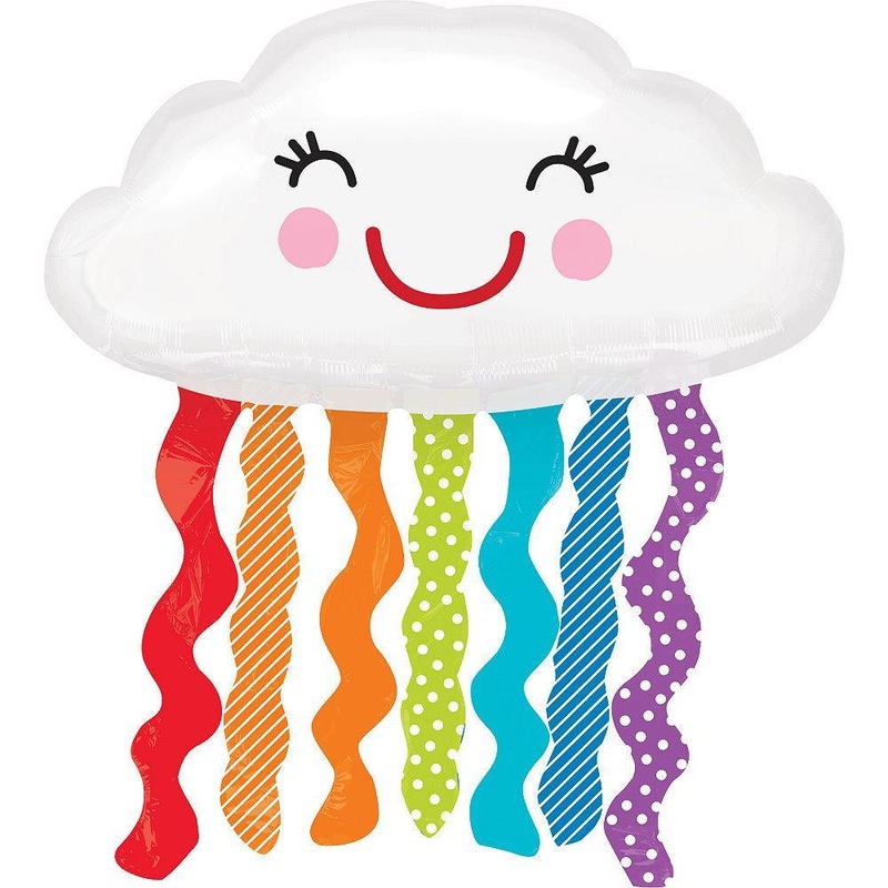 Happy Cloud Supershape Mylar Balloon, 30 | 1 ct