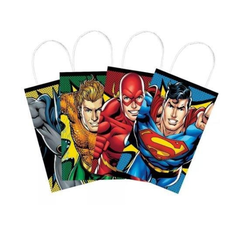 Justice League Kraft Bag Kits | 8pcs