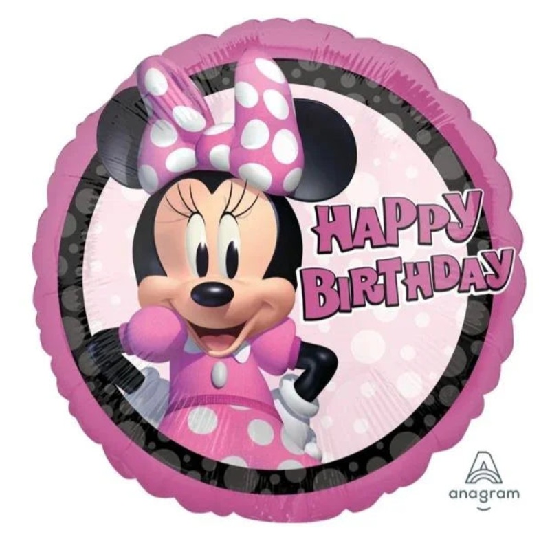 Minnie Mouse Happy Birthday Mylar Balloon 18 | 1ct