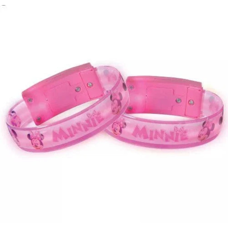Minnie Mouse Light Up Bracelets  | 4ct