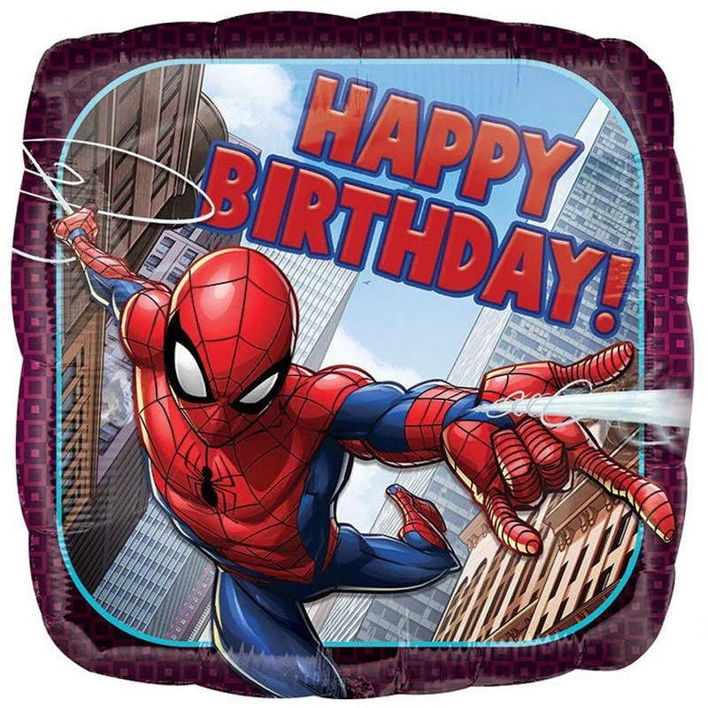 Spider-Man Happy Birthday Mylar Balloon, 18” | 1ct