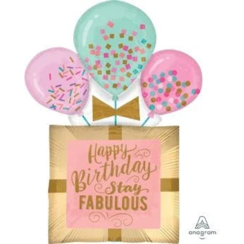 Stay Fabulous Birthday Gift Super Shape Balloon | 1ct