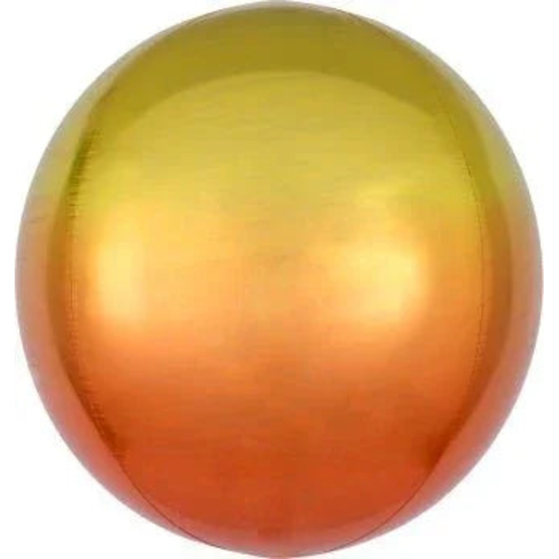 Yellow/Orange Ombre Orbz Balloon 15 | 1ct