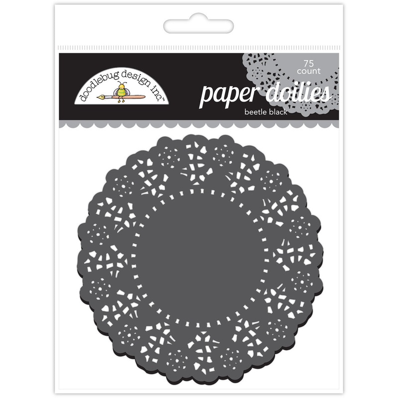 Beetle Black Doilies, 4.5” | 75 ct