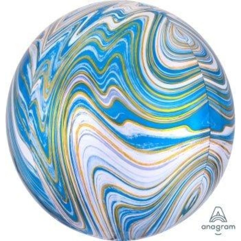 Blue Marblez Orbz Balloon 15 | 1ct