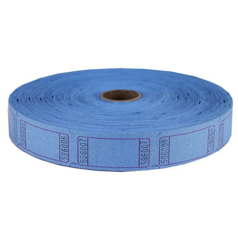 Blue Single Ticket Roll | 2000ct