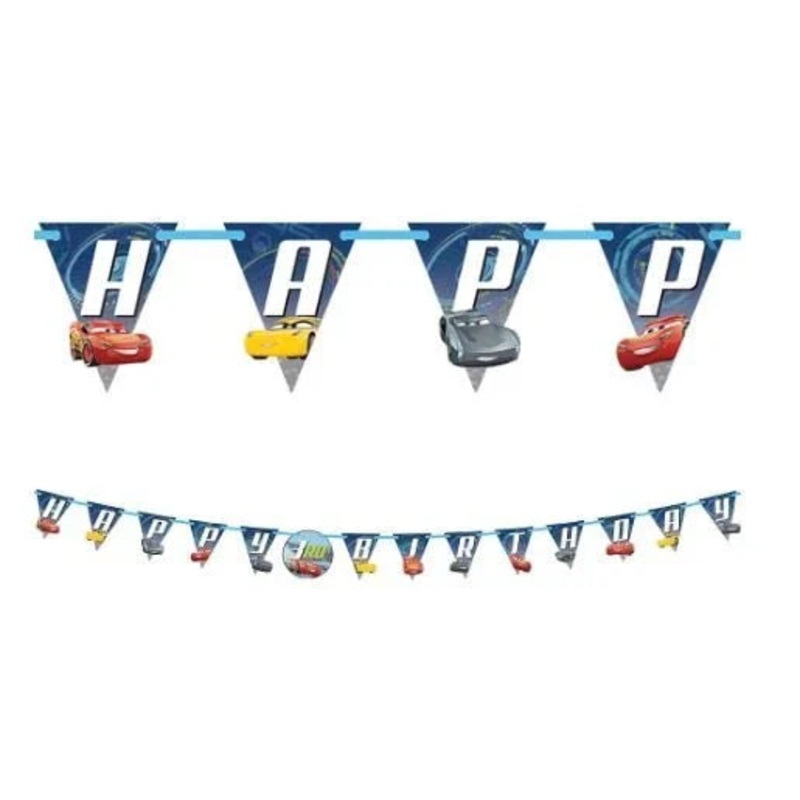 Cars 3 Birthday Banner Kit  | 1ct