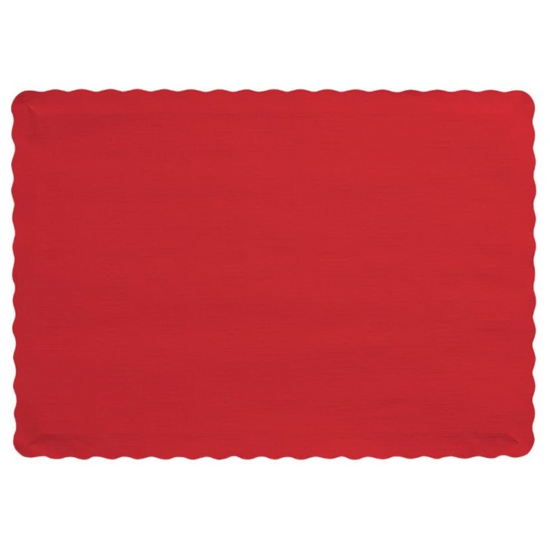 Classic Red Placemats 9.5 x 14in | 50ct