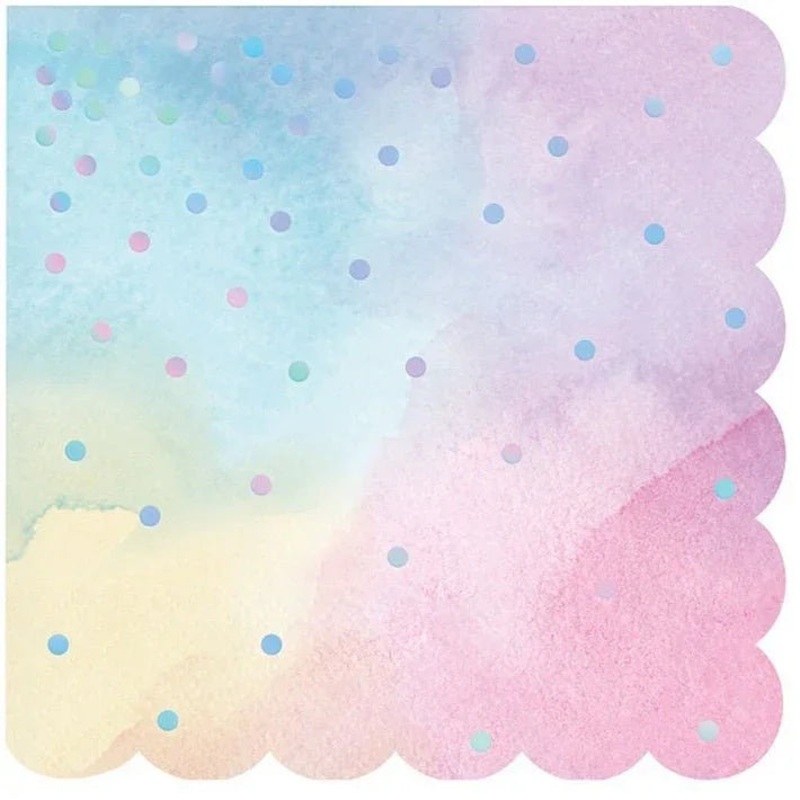 Iridescent Lunch Napkins 6.5 | 16ct