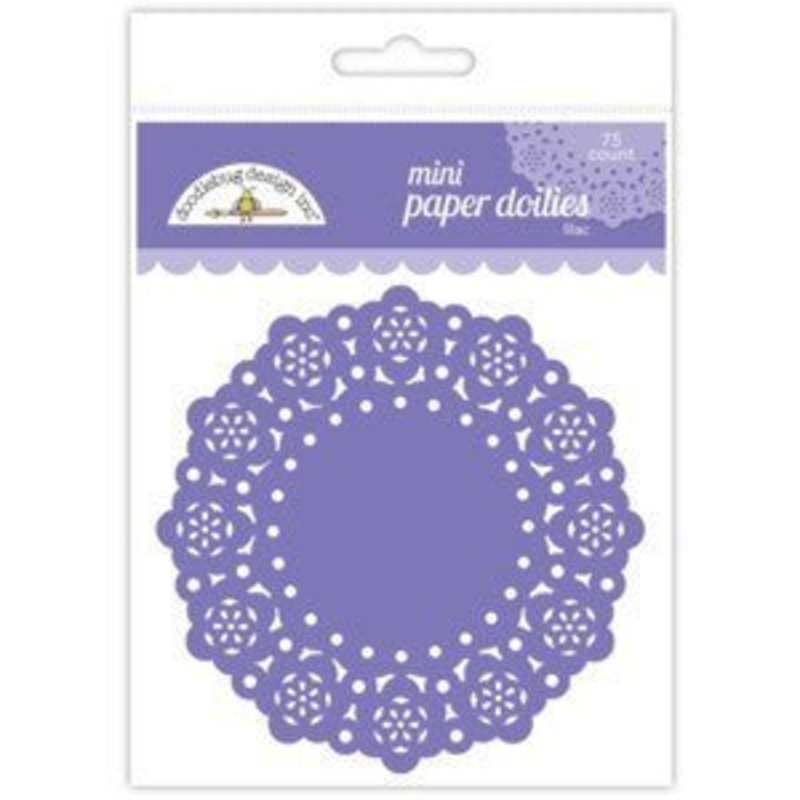 Lilac Mini Doilies 3” | 75 ct