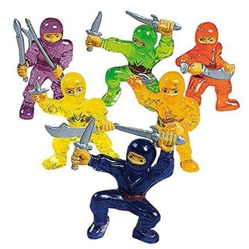 Ninja Warriors Figures | 48ct