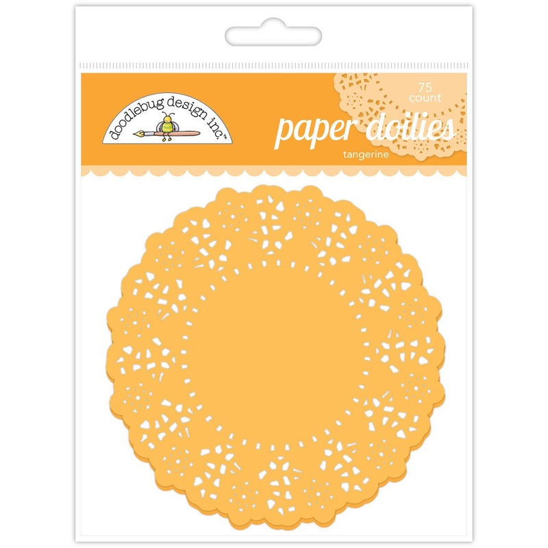 Tangerine Doilies, 4.5” | 75 ct