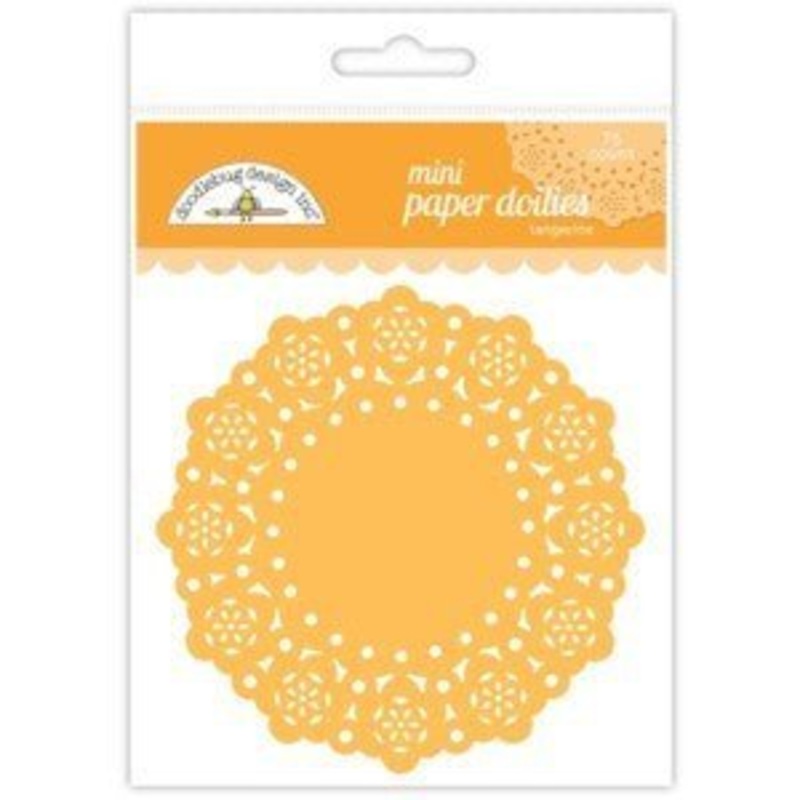 Tangerine Mini Doilies 3” | 75 ct