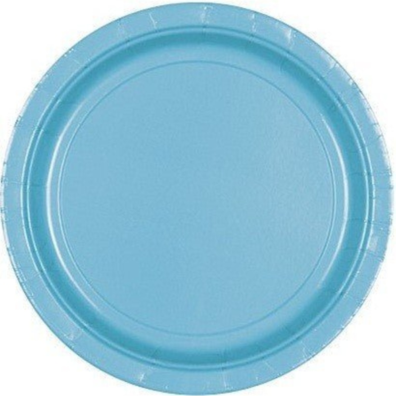 Caribbean Blue Dinner Paper Plates 10 | 20ct