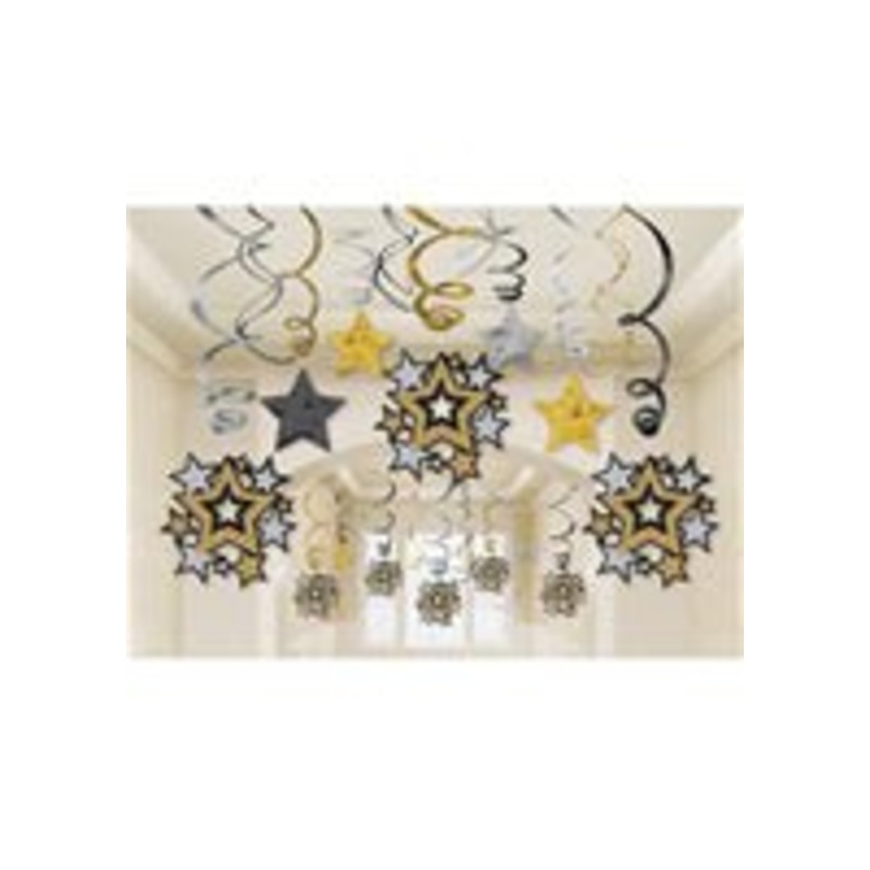 Hollywood Swirl Decorations Value Pack | 30ct