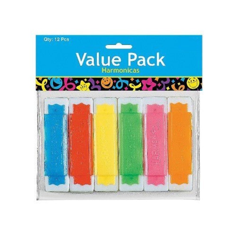 Neon Harmonicas | 12ct