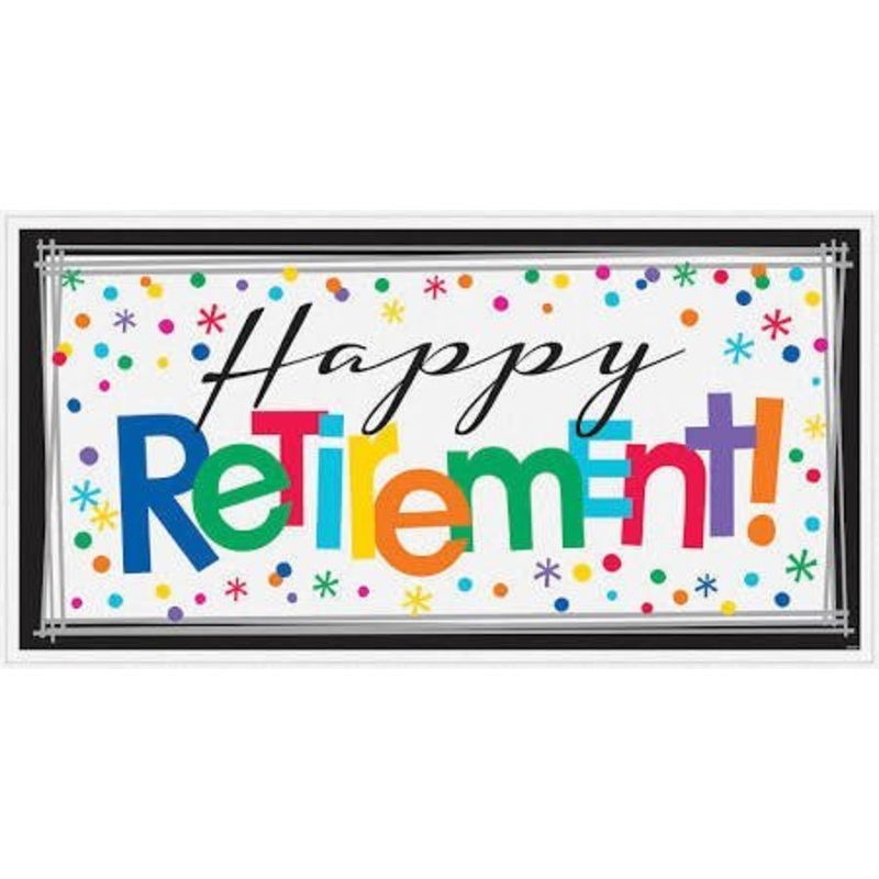 Officially Retired Banner | 1 ct