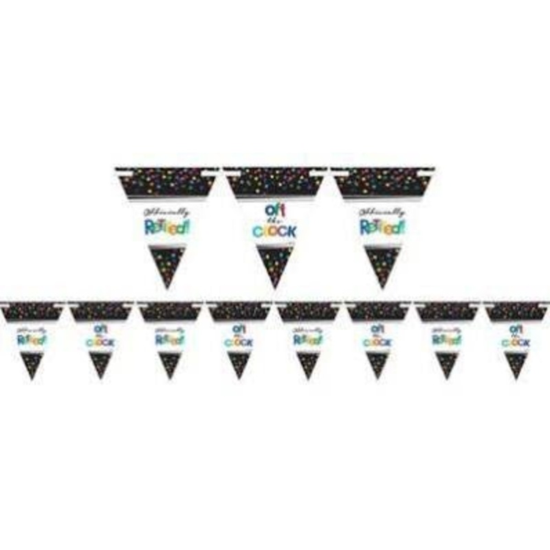 Officially Retired Pennant Banner | 1 ct