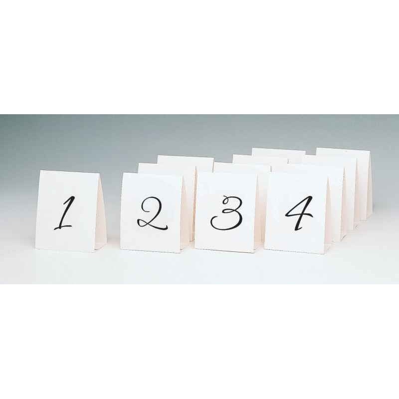 Table Number 1-12 Tent Cards | 12ct