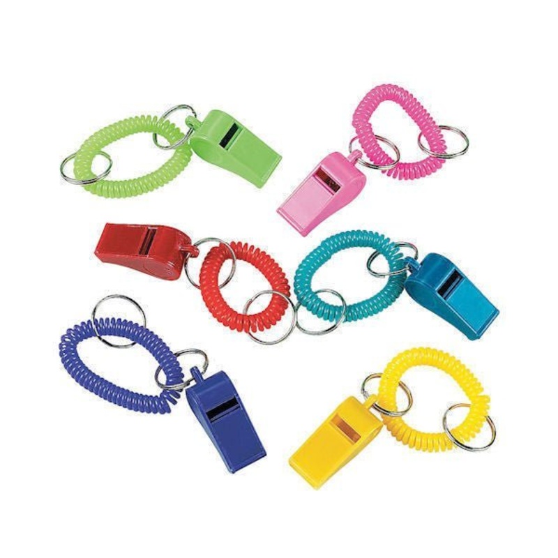 Whistle Key Chain Bracelet | 6ct