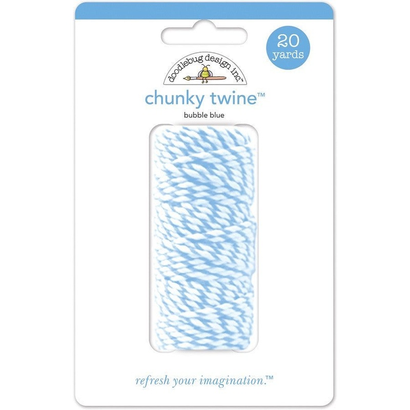 Bubble Blue Chunky Twine 20 Yards |1 ct