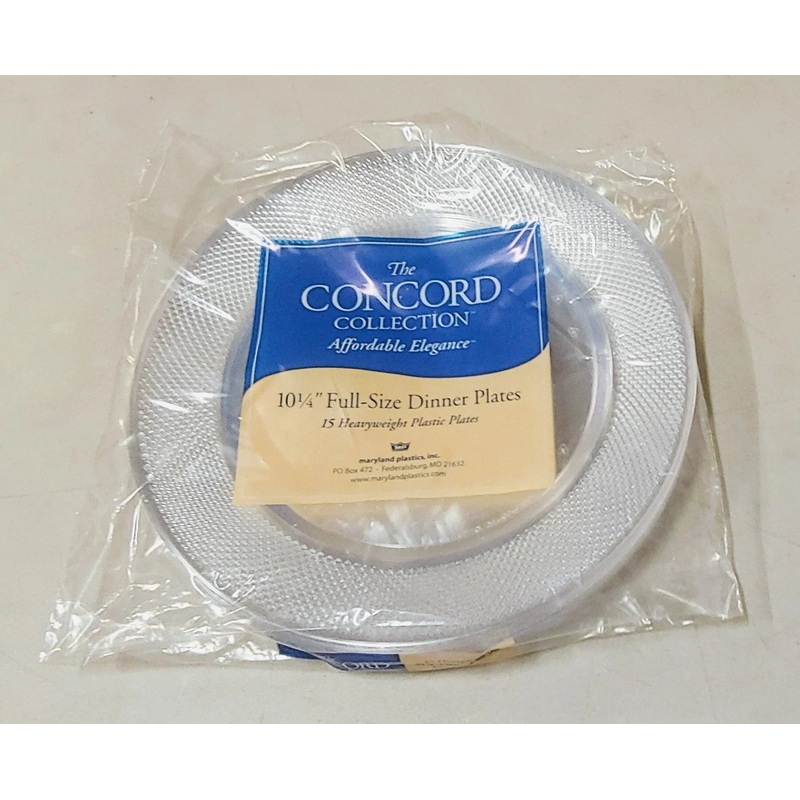 Clear 10.25 Dinner Plates | 15ct
