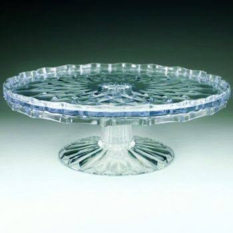Clear Cake Plate w/ Pedestal 10 | 1 ct