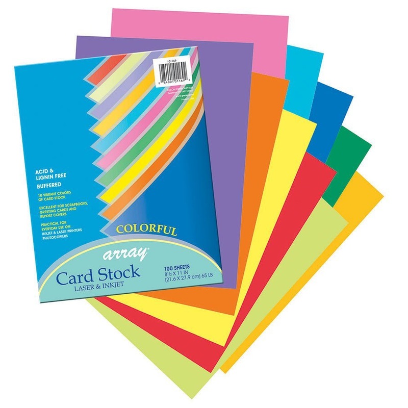 Colorful Card Stock | 100ct.