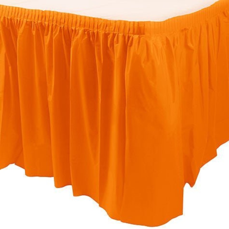Orange Peel Table Skirt 21’x29 | 1ct