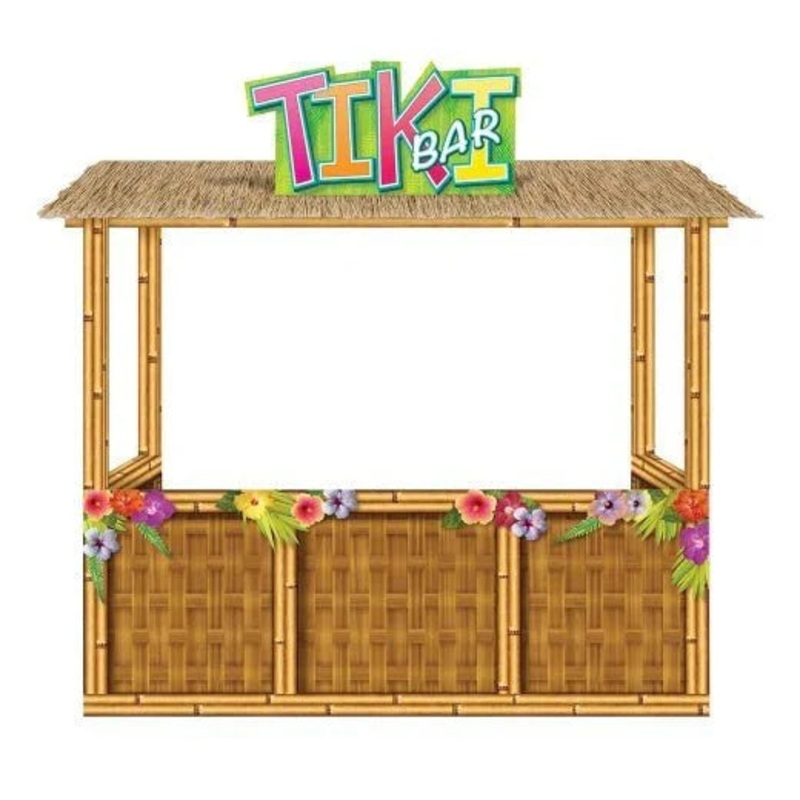 3D Tiki Bar Prop | 1ct