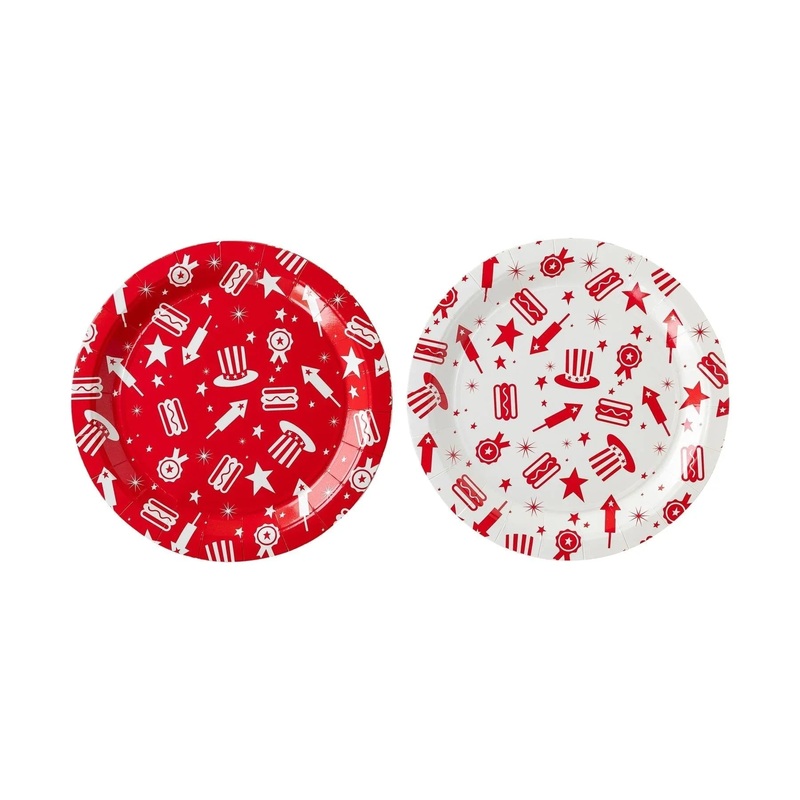 Americana Icon Paper Plates  9 | 8 ct