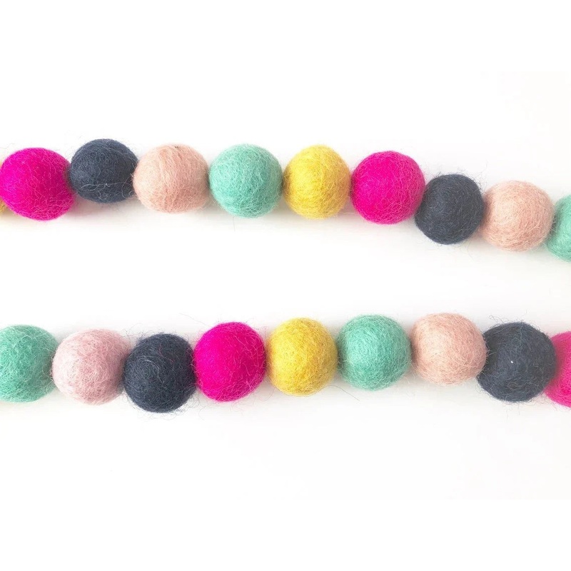 Bright Pompom Garland 6ft | 1ct