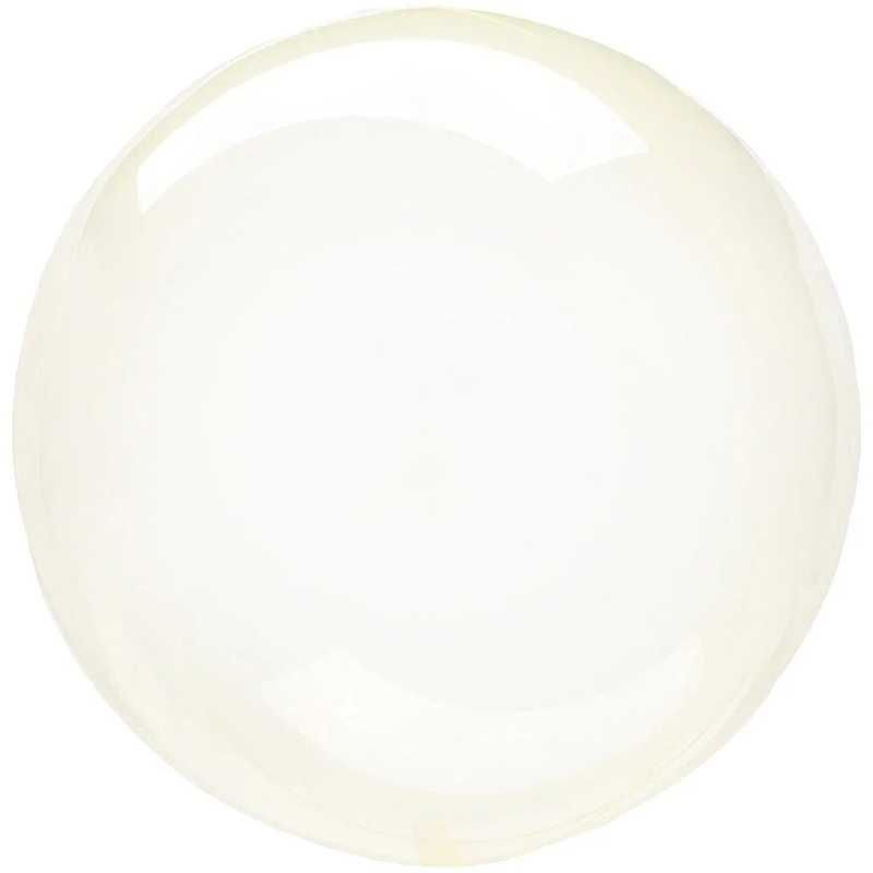 Crystal Yellow Orbz Balloon 18” | 1 ct