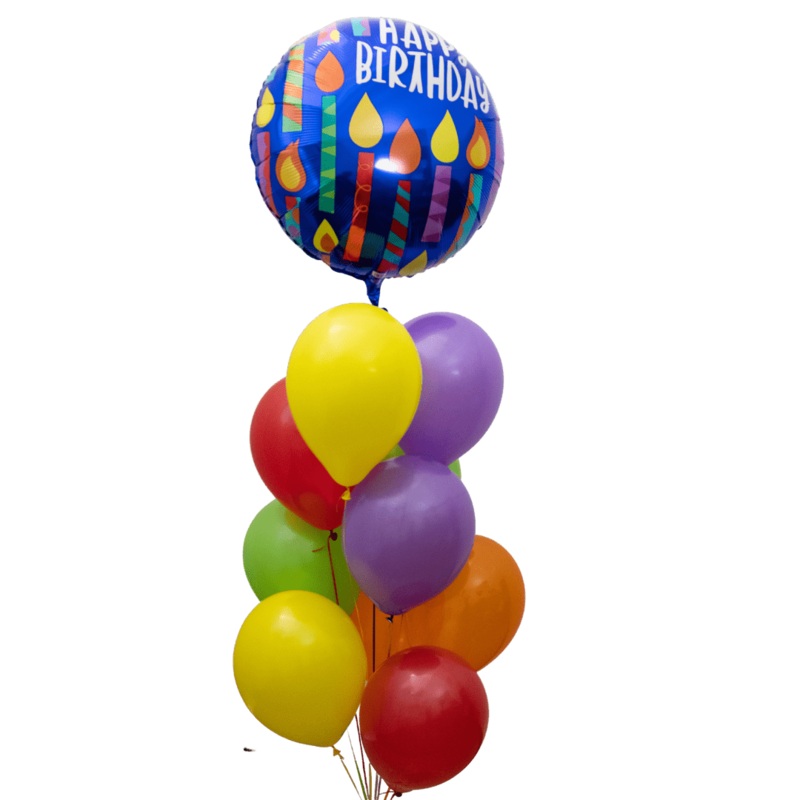 Happy Birthday Happy Candles Basic Bouquet | 11 pcs