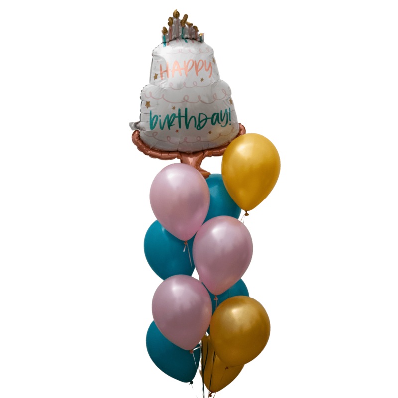 Happy Cake Day Basic Bouquet | 13 pcs