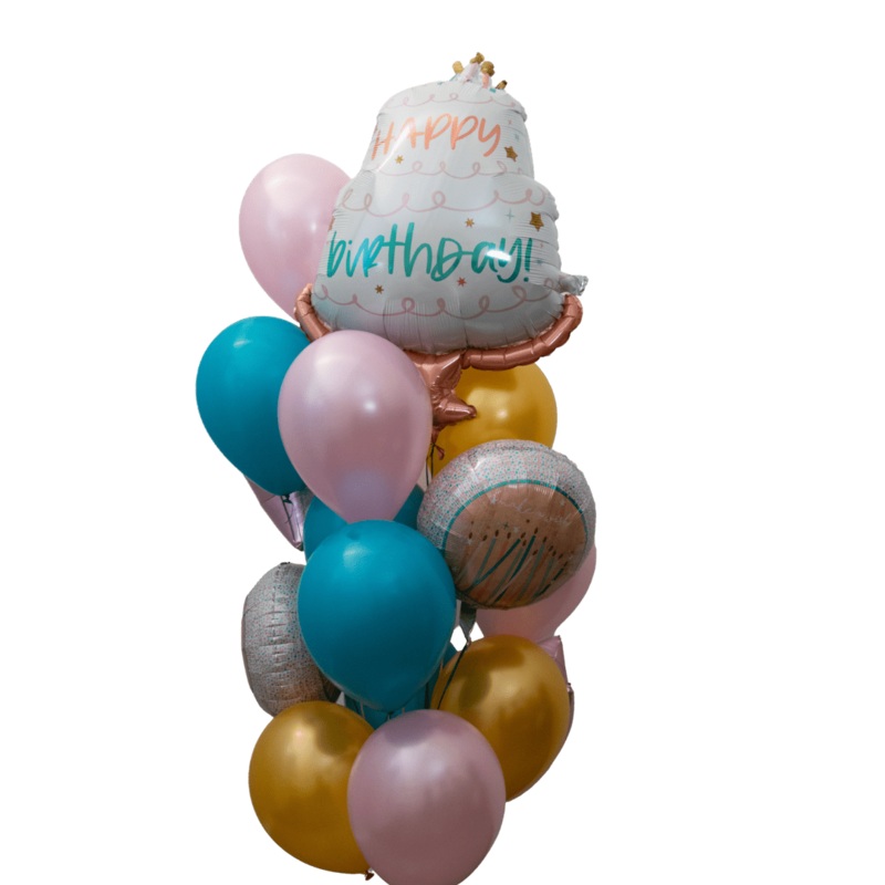 Happy Cake Day Deluxe Bouquet | 17 pcs