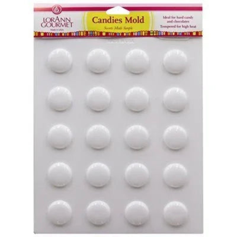 LorAnn Candy Discs Pieces Sheet Mold | 1ct