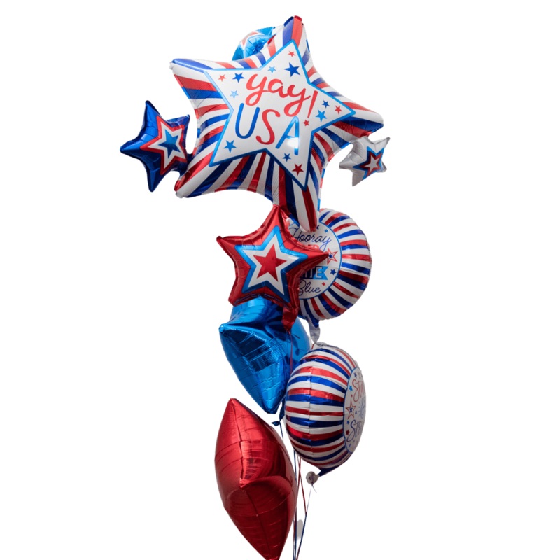 Patriotic USA Star Cluster Bouquet