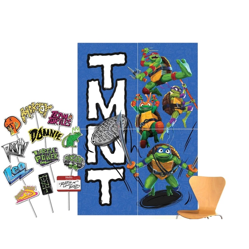 Teenage Mutant Ninja Turtles Mutant Mayhem Scene Setter With Props | 1 kit