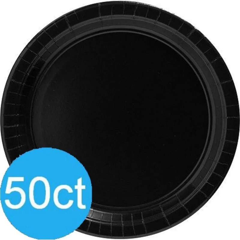 Black Paper Dinner Plates 10 | 50ct