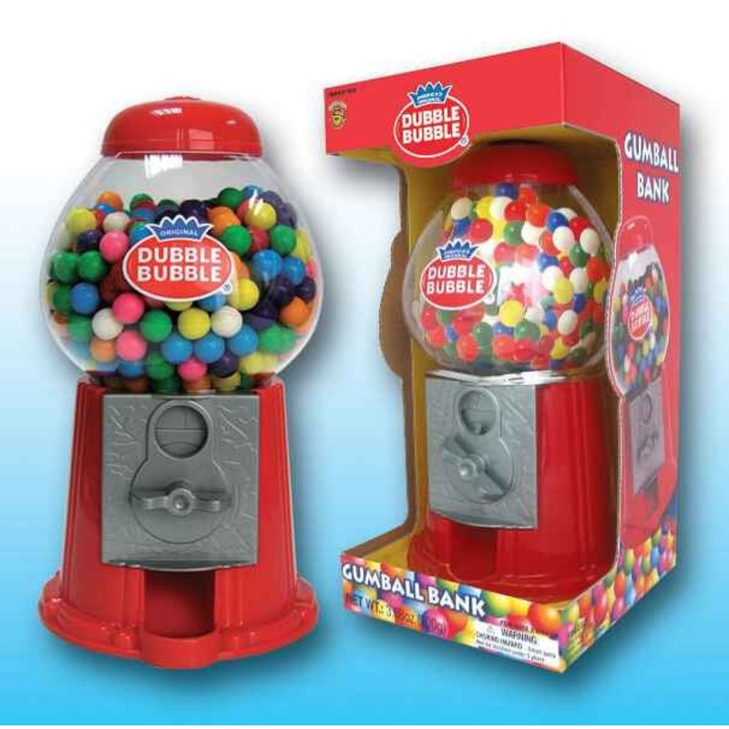 Classic Style Gumball Bank | 8.5”