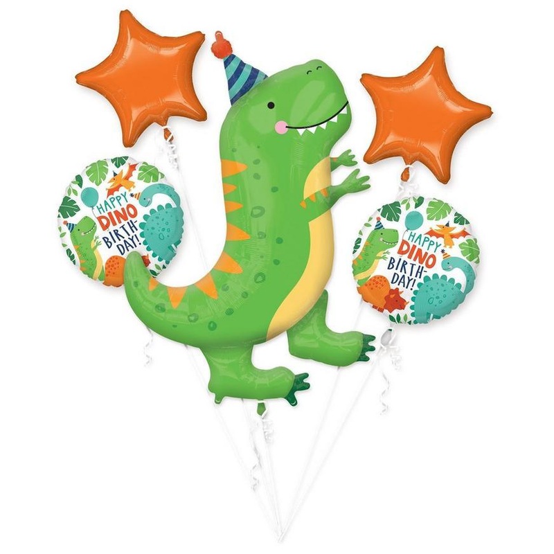 Dino-Mite Balloon Bouquet | 5 pcs