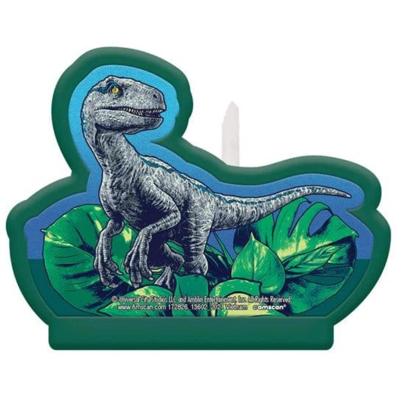 Jurassic World Into The Wild Birthday Candle | 1ct