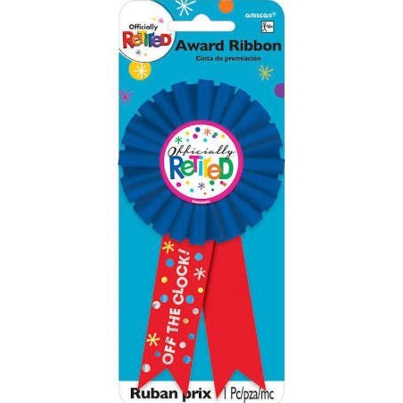 Officially Retired Award Ribbon | 1 ct